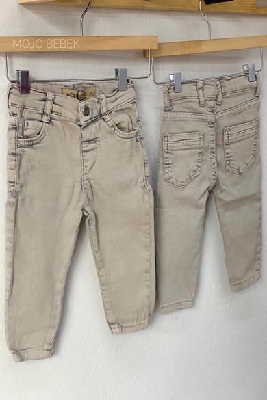 Mojo Erkek Bebek 1-5 Yaş Dar Paça Kot Pantolon 15052 Gri