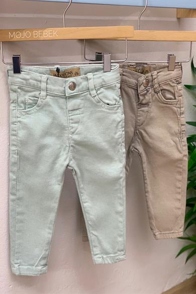 Mojo Erkek Bebek 1-5 Yaş Dar Paça Kot Pantolon 15052 Mint