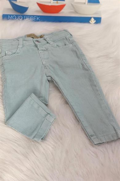 Mojo Erkek Bebek 1-5 Yaş Dar Paça Kot Pantolon 15052 Mint