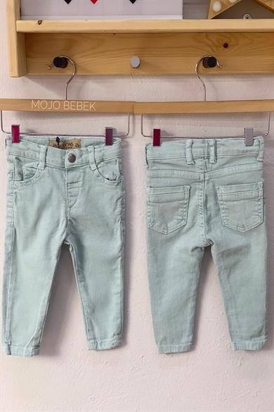 Mojo Erkek Bebek 1-5 Yaş Dar Paça Kot Pantolon 15052 Mint