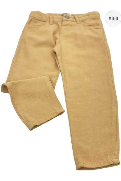 Mojo Erkek Bebek 1-5 Yaş Keten Pantolon 2343 Somon