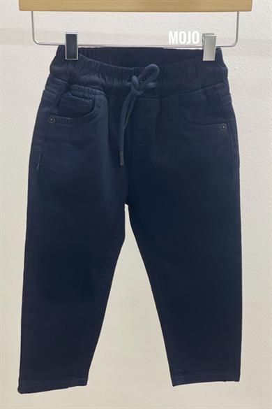 Mojo Erkek Bebek 1-5 Yaş Lastikli Bel Kanvas Pantolon 5365 Lacivert