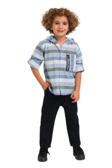 Mojo Erkek Bebek 1-5 Yaş Likralı Yumuşak Kot Pantolon 2303 Siyah