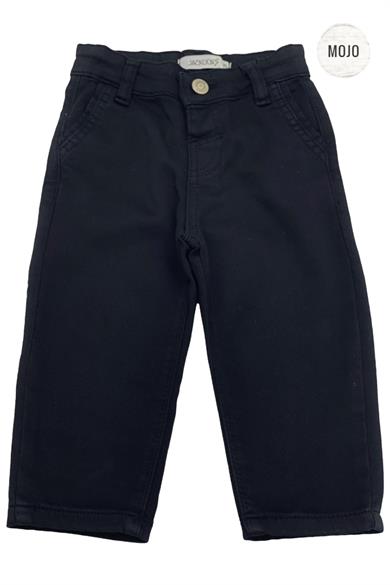 Mojo Erkek Bebek 1-5 Yaş Likralı Yumuşak Kot Pantolon 2303 Siyah
