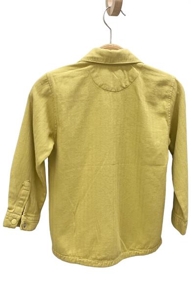 Mojo Erkek Bebek 1-5 Yaş Snoppy Baskılı Keten Gömlek 23127 Hardal