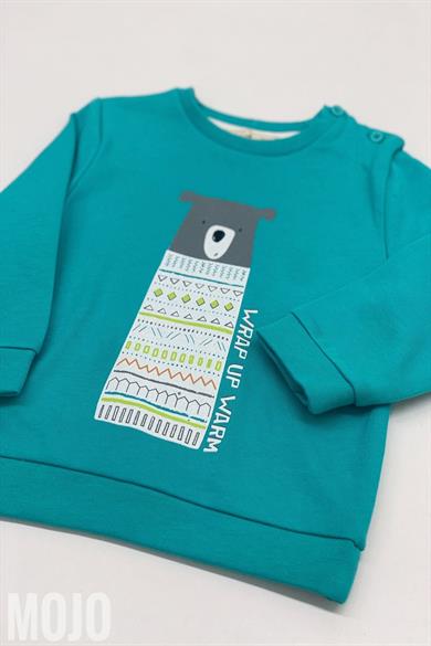 Mojo Erkek Bebek 6-18 Ay Kışlık Sweatshirt 117631