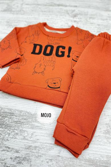 Mojo Erkek Bebek 6-24 Ay Kışlık İçi Polar Eşofman Takımı 620