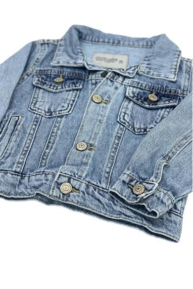 Mojo Erkek Bebek Denim Ceket 22248 Kot Mavi