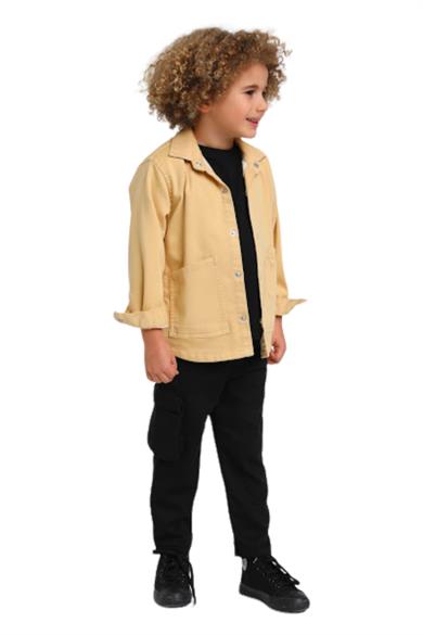 Mojo Erkek Bebek Kargo Cepli Pantolon 2219 Siyah