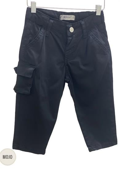 Mojo Erkek Bebek Kargo Cepli Pantolon 2219 Siyah