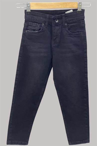 Mojo Erkek Çocuk 1-12 Yaş Taşlamalı Kot Pantolon 486 Siyah
