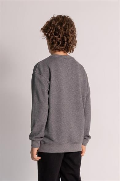 Mojo Erkek Çocuk 11-15 Yaş İşlemeli Eşofman Takımı Füme