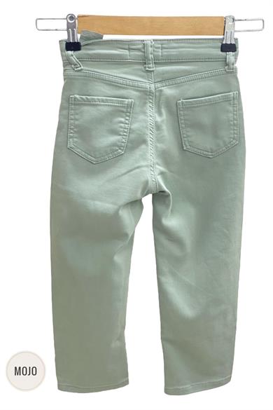 Mojo Erkek Çocuk 4-14 Yaş Full Likralı Renkli Denim Pantolon 2321 Yeşil