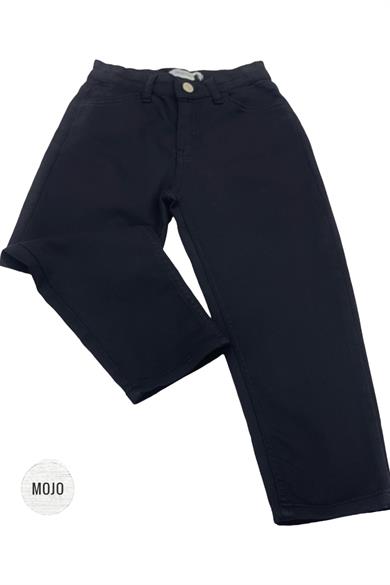 Mojo Erkek Çocuk 4-14 Yaş Full Likralı Renkli Denim Pantolon 2321 Siyah