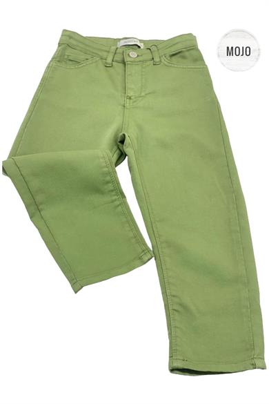 Mojo Erkek Çocuk 4-14 Yaş Full Likralı Renkli Denim Pantolon 2321 Haki