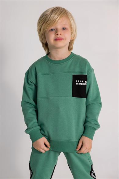 Mojo Erkek Çocuk 4-8 Yaş Basic Eşofman Takımı Yeşil