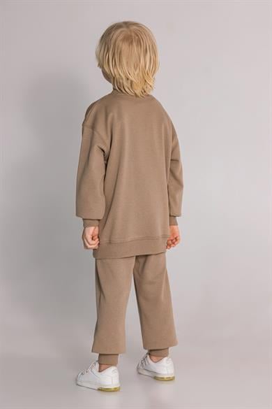 Mojo Erkek Çocuk 4-8 Yaş Eşofman Takımı Bej