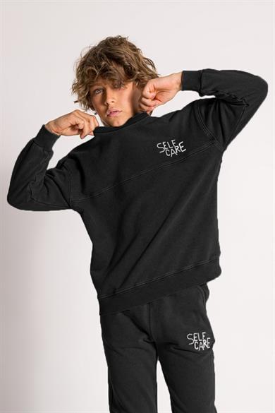 Mojo Erkek Çocuk 7-11 Yaş İşlemeli Eşofman Takımı Siyah