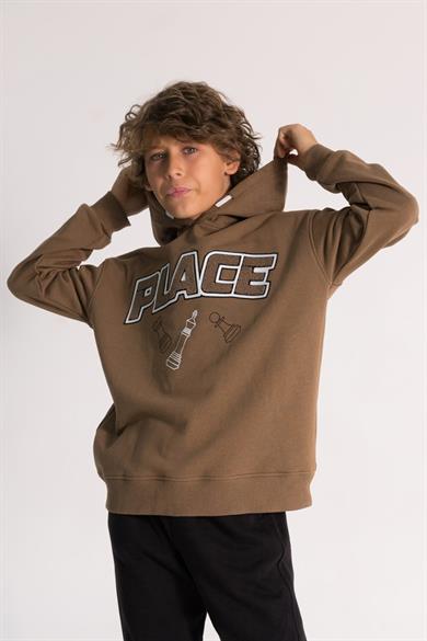 Mojo Erkek Çocuk 9-14 Yaş  Baskılı Eşofman Takımı Kahverengi