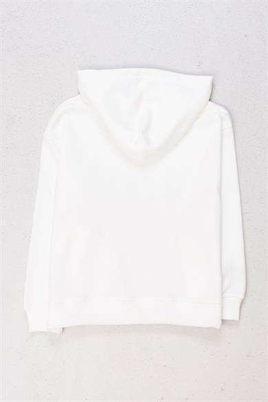 Mojo Erkek Çocuk 9-14 Yaş Kapüşonlu Sweat Eşofman Takımı Beyaz