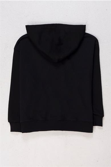 Mojo Erkek Çocuk 9-14 Yaş Kapüşonlu Sweat Eşofman Takımı Siyah