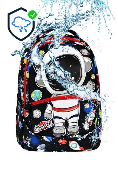 Mojo Erkek Çocuk Astronot Desenli Beslenme Ve Sırt Çantası 2644 Lacivert