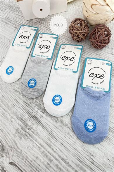 Mojo Erkek Çocuk Cotton Babet Çorap 6541 Gri