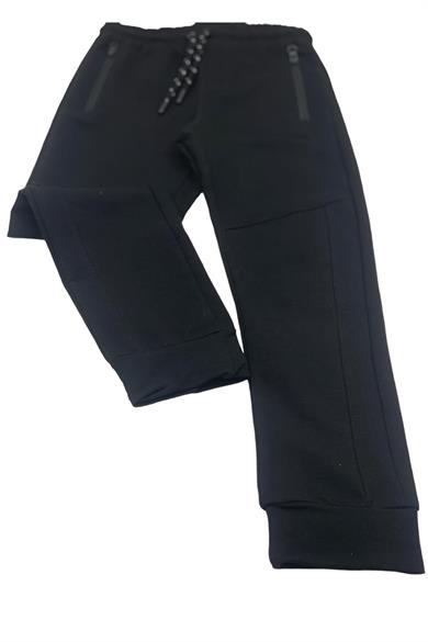 Mojo Erkek Çocuk Fermuarlı Cep Eşofman Altı 5292 Siyah