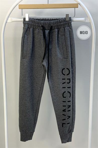 Mojo Erkek Çocuk Garson Boy Lastikli Paça Eşofman Altı 2129 Füme