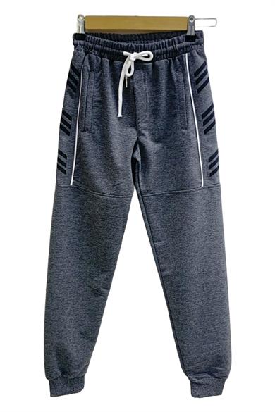 Mojo Erkek Çocuk Garson Boy Şeritli Eşofman Altı 2150 Füme