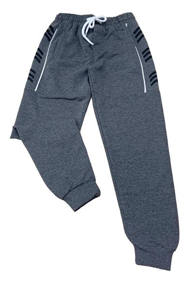 Mojo Erkek Çocuk Garson Boy Şeritli Eşofman Altı 2150 Füme