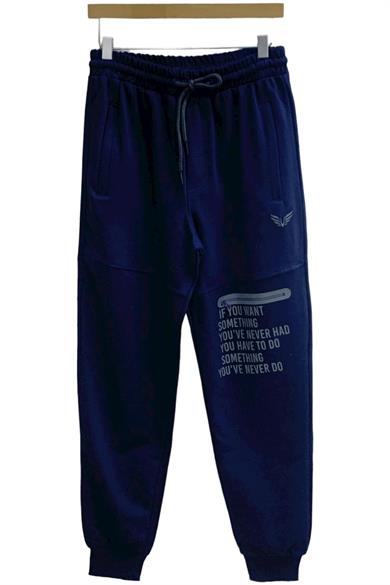 Mojo Erkek Çocuk Garson Boy Yazıl Eşofman Altı 2134 Lacivert