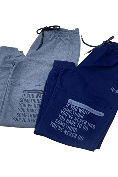 Mojo Erkek Çocuk Garson Boy Yazıl Eşofman Altı 2134 Lacivert