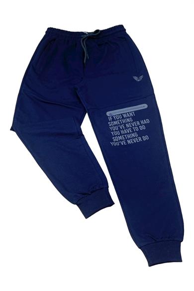 Mojo Erkek Çocuk Garson Boy Yazıl Eşofman Altı 2134 Lacivert