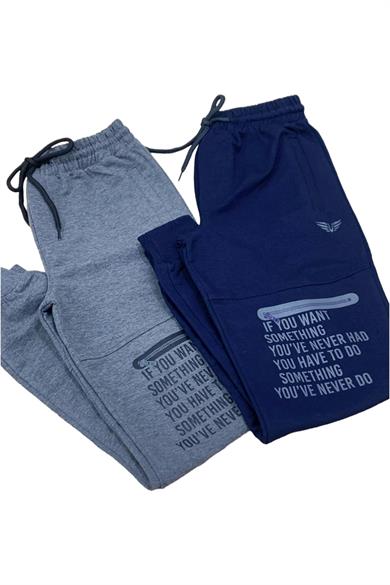 Mojo Erkek Çocuk Garson Boy Yazıl Eşofman Altı 2134 Füme