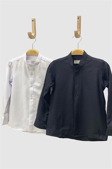 Mojo Erkek Çocuk Hakim Yaka Gömlek 102024 Beyaz