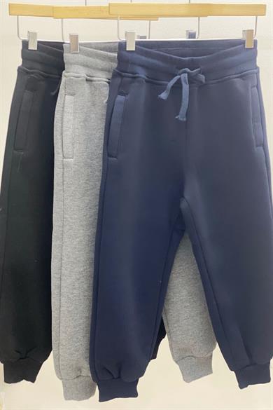 Mojo Erkek Çocuk İçi Polar Lastikli Paça Eşofman Altı 5374 Lacivert