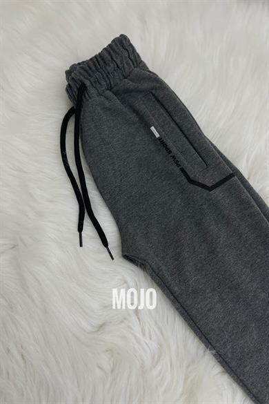 Mojo Erkek Çocuk Lastikli Paça Eşofman Altı 2151 Füme
