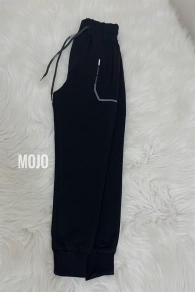Mojo Erkek Çocuk Lastikli Paça Eşofman Altı 2151 Siyah