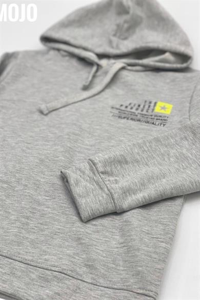 Mojo Erkek Çocuk Sırt Baskılı Kapüşonlu Sweatshirt 319031