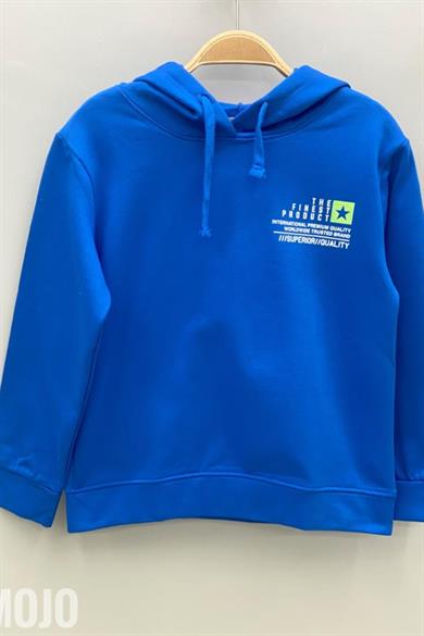 Mojo Erkek Çocuk Sırt Baskılı Kapüşonlu Sweatshirt 319031