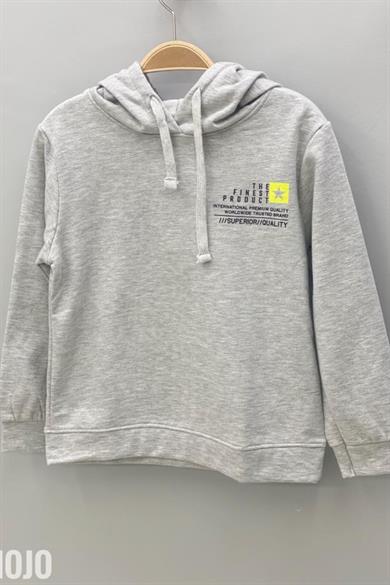 Mojo Erkek Çocuk Sırt Baskılı Kapüşonlu Sweatshirt 319031