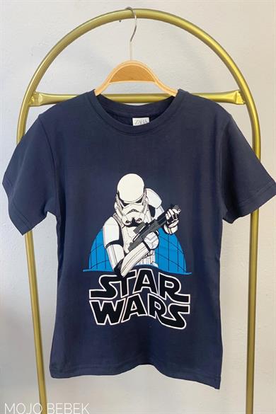 Mojo Erkek Çocuk Star Wars T-shirt 1952 İndigo