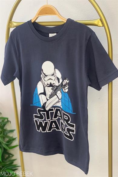 Mojo Erkek Çocuk Star Wars T-shirt 1952 İndigo
