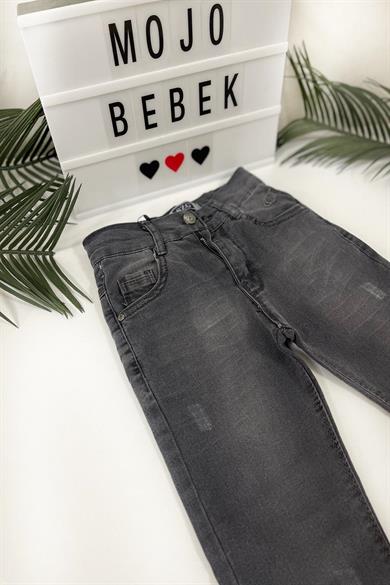 Mojo Erkek Çocuk Taşlanmış  Likralı Kot Pantolon 89622