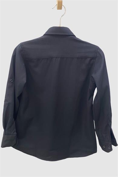 Mojo Erkek Çocuk Yakası Düğmeli Gömlek 1001235 Siyah