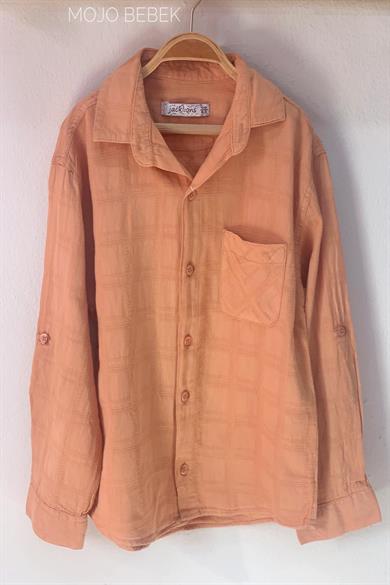 Mojo Erkek Çocuk Yazlık Spor Gömlek 22110 Somon