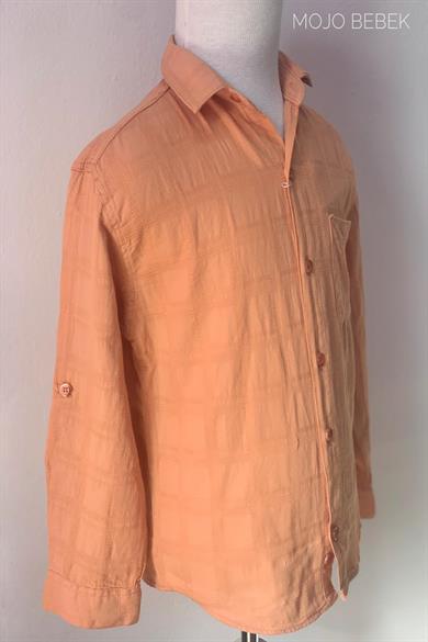 Mojo Erkek Çocuk Yazlık Spor Gömlek 22110 Somon