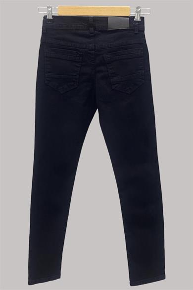 Mojo Garson Erkek Çocuk Likralı Boru Paça Kot Pantolon 7011 Siyah