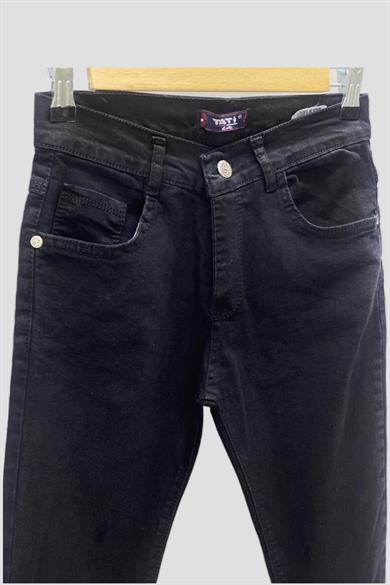 Mojo Garson Erkek Çocuk Likralı Boru Paça Kot Pantolon 7011 Siyah